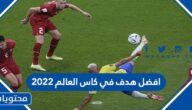 ما هو افضل هدف في كاس العالم 2022 ومن سجله