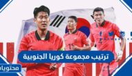 ترتيب مجموعة كوريا الجنوبية في كأس العالم 2022