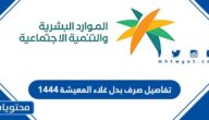 تفاصيل صرف بدل غلاء المعيشة 1444