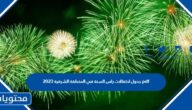 جدول احتفالات راس السنة في المنطقة الشرقية 2023 pdf