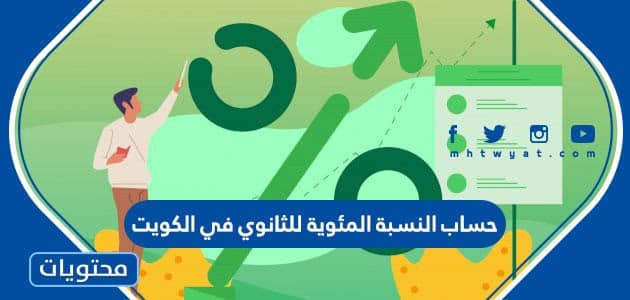 كيفية حساب النسبة المئوية للثانوي في الكويت
