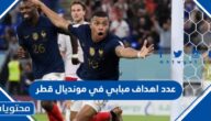 عدد اهداف مبابي في مونديال قطر 2022