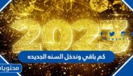 كم باقي وندخل السنه الجديده 2024