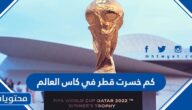 كم خسرت قطر في كاس العالم