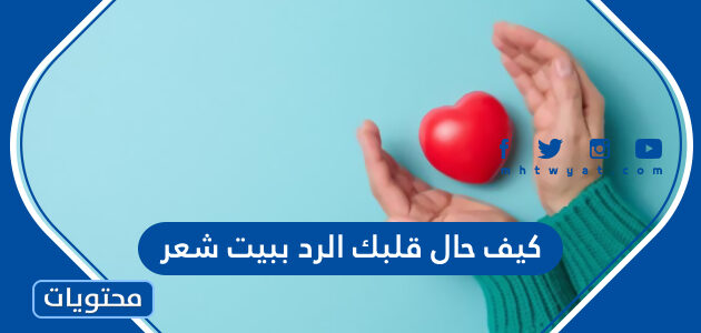 كيف حال قلبك الرد ببيت شعر