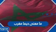 ما معنى ديما مغرب