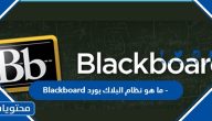 ما هو نظام البلاك بورد – Blackboard