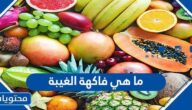 ما هي فاكهة الغيبة