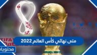 متى نهائي كأس العالم 2022