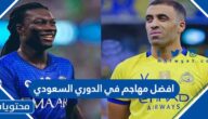 افضل مهاجم في الدوري السعودي 2025