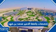 تخصصات جامعة الامير محمد بن فهد 1447