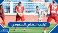 ترتيب الاهلي السعودي 2023