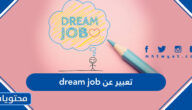 تعبير عن dream job