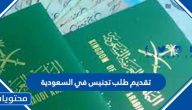 تقديم طلب تجنيس في السعودية 2025 وشروط الحصول على الجنسية السعودية