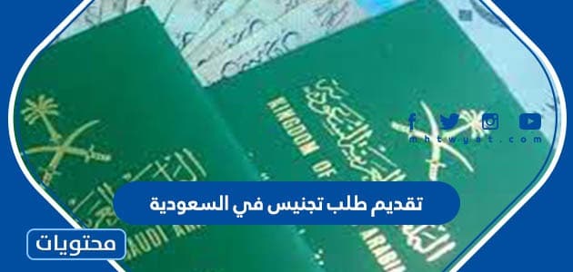 تقديم طلب تجنيس في السعودية 2023 وشروط الحصول على الجنسية السعودية