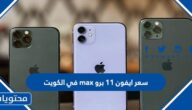 سعر ايفون 11 برو max في الكويت