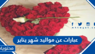 عبارات عن مواليد شهر يناير جديدة ومميزة بالصور