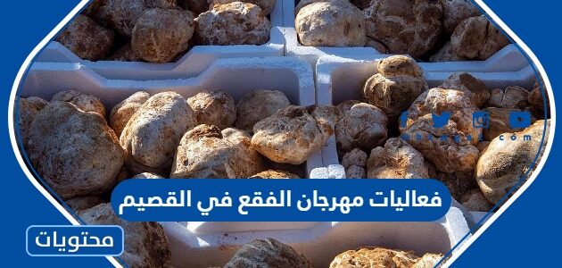 فعاليات مهرجان الفقع في القصيم 1444 كاملة
