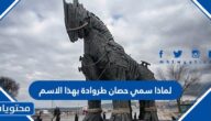 لماذا سمي حصان طروادة بهذا الاسم