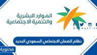 تفاصيل نظام الضمان الاجتماعي السعودي الجديد 1447