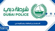 الاستفسار عن المخالفات المرورية برقم اللوحة دبي