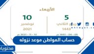 حساب المواطن موعد نزوله 1445