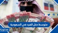 كم متوسط دخل الفرد في السعودية 2025