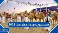 متى ينتهي مهرجان قطر للابل 2023 العد التنازلي