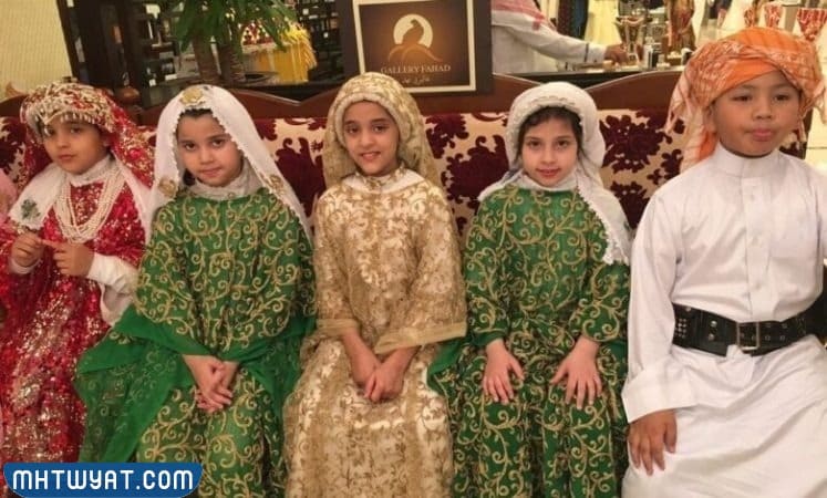 ملابس يوم التأسيس السعودي للاطفال  (6)