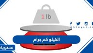الكيلو كم جرام .. كم يساوي الكيلو جرام بالجرام