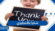 شكراً بالانجليزي وعبارات شكر متنوعة 2025 .. Thank you