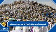 دعاء اللهم بلغنا يوم عرفة واجعل لنا فيه دعوة مستجابة 2025