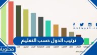 ترتيب الدول حسب التعليم 2025