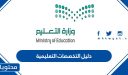 دليل التخصصات التعليمية 1448 وشروط التقديم على الوظائف التعليمية