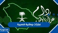 عبارات وطنية قصيرة .. صور وعبارات عن اليوم الوطني السعودي 95