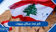 كم عدد سكان بيروت 2025