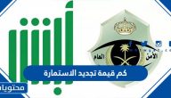 كم قيمة تجديد الاستمارة 1447