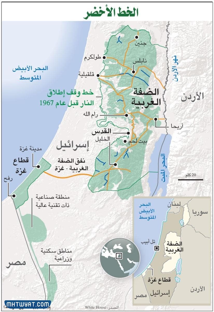 خريطة تل ابيب