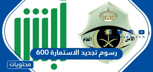 كم رسوم تجديد الاستمارة 600 في السعودية