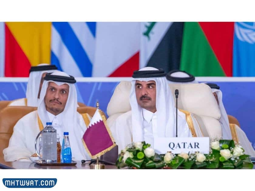 سبب مغادرة امير قطر