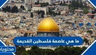 ما هي عاصمة دولة فلسطين القديمة