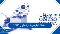 1000 نقطة الراجحي كم تساوي