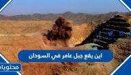 اين يقع جبل عامر في السودان في اي مدينة