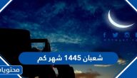 شهر شعبان 1446 شهر كم ميلادي