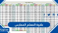 كم علاوة المعلم الممارس في السعودية 1447 ومتى تتوقف