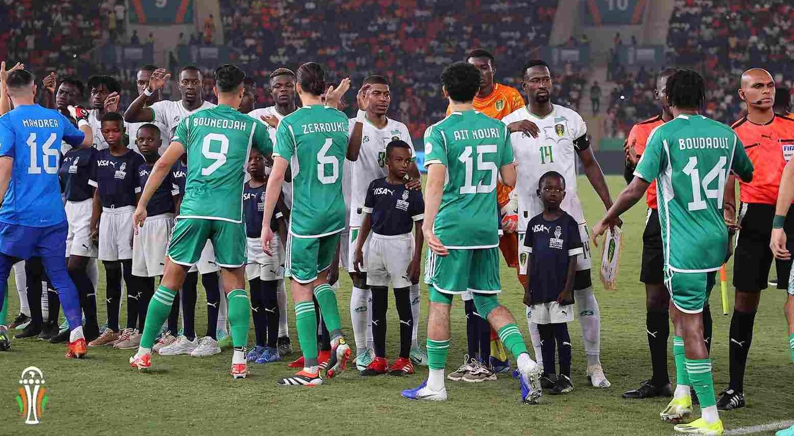 ترتيب مجموعه الجزائر في بطولة امم افريقيا 2024