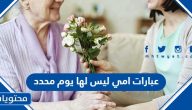 عبارات امي ليس لها يوم محدد 2025 مكتوبة مع الصور
