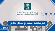 كم تكلفة استخراج سجل تجاري في السعودية وكيف تسدد