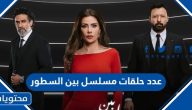 عدد حلقات مسلسل بين السطور والقنوات الناقلة ومواعيد العرض