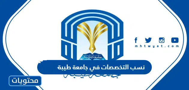 نسب التخصصات في جامعة طيبة 1446